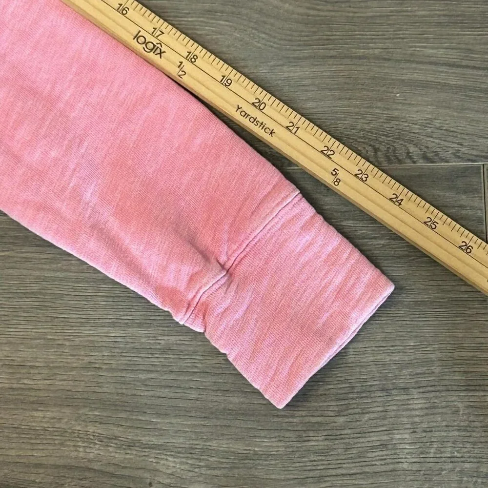 Vineyard Vines Sweatshirt Womens M Pink 1/4 Zip Kangaroo Pocket Logo Pullover - Picture 15 of 15